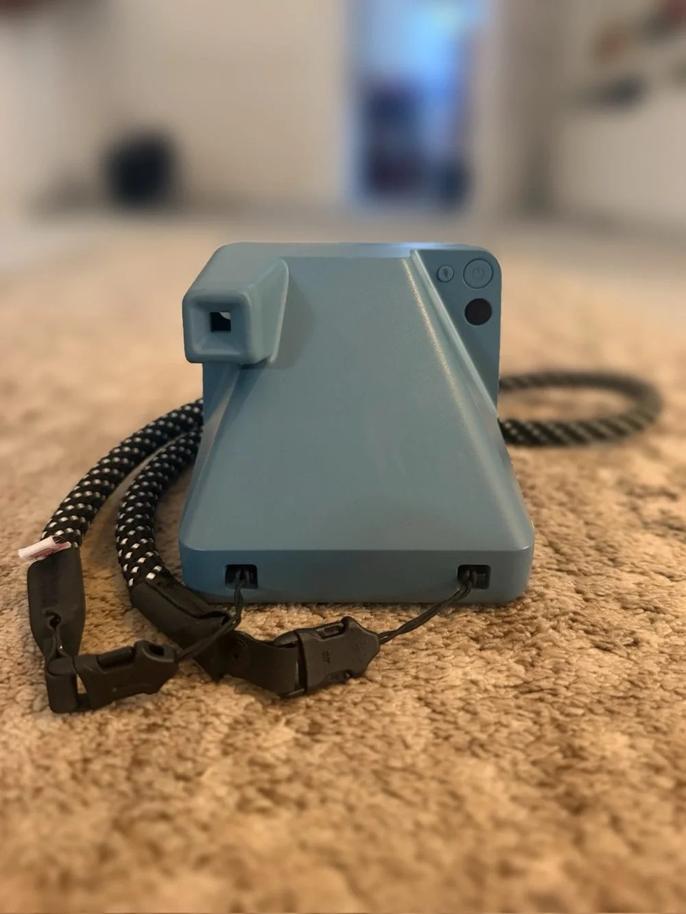 Polaroid Now+ Instant Camera in Blue Grey - Like New plus Topo Strap